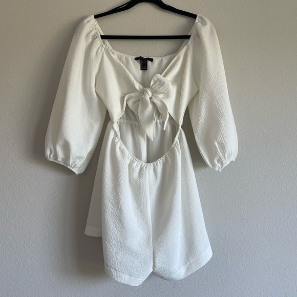 Cutout Tie-Front Romper - Picture 3 of 5